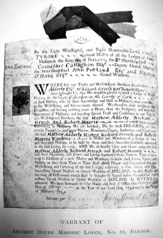 Bandon Warrant (No 84)