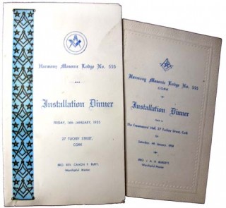 No555 Menus 1955-58